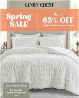 Linen Chest catalogue in St. Catharines | Spring sale up to 65 % off | 2026-04-01T00:00:00.000Z - 2026-04-15T00:00:00.000Z