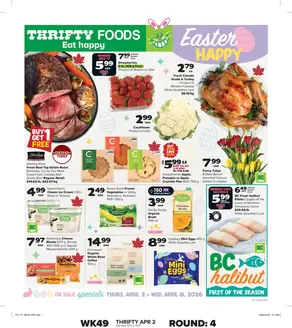 Thrifty Foods catalogue in Sudbury | Current bargains and offers | 2026-04-02T00:00:00.000Z - 2026-04-08T00:00:00.000Z