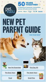Petvalu catalogue in Vernon | New pet parent guide | 2026-04-03T00:00:00.000Z - 2026-05-31T00:00:00.000Z
