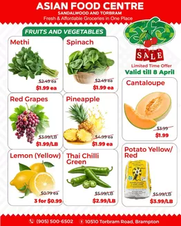 Asian Food Centre catalogue in Vernon | Weekly flyer  | 2026-04-03T00:00:00.000Z - 2026-04-08T00:00:00.000Z