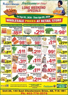 Fruiticana catalogue in St. John's | Top deals and discounts | 2026-04-03T00:00:00.000Z - 2026-04-09T00:00:00.000Z