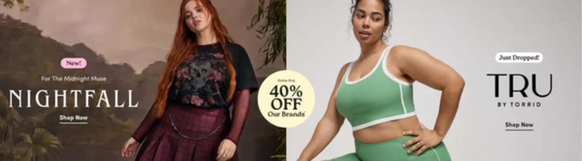 Torrid catalogue | 40% off  | 2026-04-08T00:00:00.000Z - 2026-04-22T00:00:00.000Z