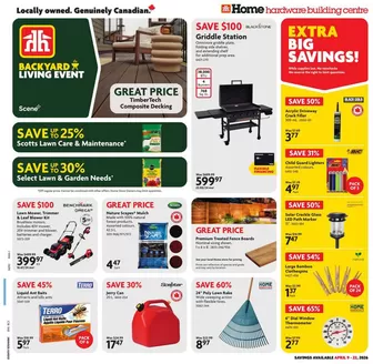 Home Hardware catalogue in Miramichi | Special offers for you | 2026-04-09T00:00:00.000Z - 2026-04-22T00:00:00.000Z