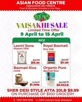 Asian Food Centre catalogue in Vernon | Limited time offer  | 2026-04-10T00:00:00.000Z - 2026-04-15T00:00:00.000Z