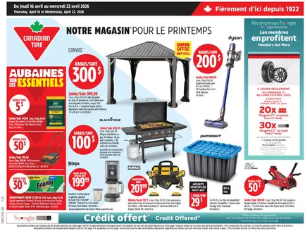 Canadian Tire catalogue in Midland | Top deals and discounts | 2026-04-16T00:00:00.000Z - 2026-04-22T00:00:00.000Z