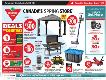 Canadian Tire catalogue in Vancouver | Discover attractive offers | 2026-04-16T00:00:00.000Z - 2026-04-22T00:00:00.000Z