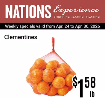 Nations Fresh Foods catalogue | Weekly specials  | 2026-04-27T00:00:00.000Z - 2026-04-30T00:00:00.000Z