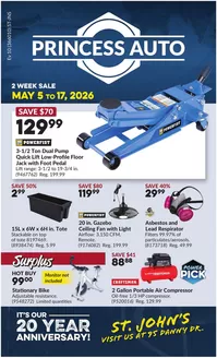 Princess Auto catalogue in Oshawa | Wide range of offers | 2026-05-05T00:00:00.000Z - 2026-05-17T00:00:00.000Z