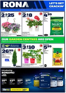 RONA catalogue in Ottawa | Current special promotions | 2026-04-30T00:00:00.000Z - 2026-05-06T00:00:00.000Z