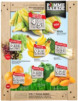 Pomme Salade catalogue in Hull QC | La circuilare do 6 mai | 2026-04-30T00:00:00.000Z - 2026-05-06T00:00:00.000Z