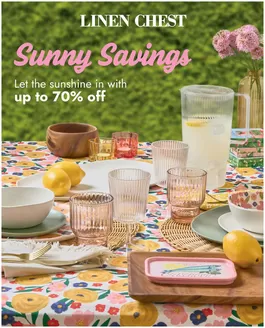 Linen Chest catalogue | Sunny Savings up to 70% off | 2026-05-04T00:00:00.000Z - 2026-05-31T00:00:00.000Z