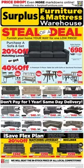 Surplus Furniture catalogue | 40 % off  | 2026-05-04T00:00:00.000Z - 2026-05-17T00:00:00.000Z