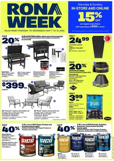 RONA catalogue in Melville | RONA Weekly ad | 2026-05-07T00:00:00.000Z - 2026-05-13T00:00:00.000Z