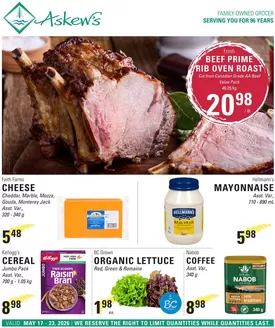 Askews Foods catalogue in Brampton | Weekly flyer | 2026-05-18T00:00:00.000Z - 2026-05-23T00:00:00.000Z