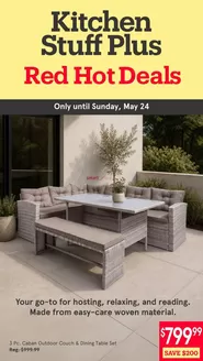 Kitchen Stuff Plus catalogue | Kitchen Stuff Plus weeky flyer | 2026-05-19T00:00:00.000Z - 2026-05-24T00:00:00.000Z