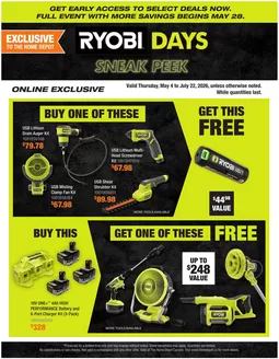 Home Depot catalogue | Weekly Flyer | 2026-05-21T00:00:00.000Z - 2026-05-24T00:00:00.000Z