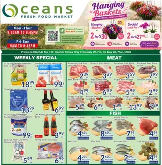 Oceans Fresh Food Market catalogue | Enjoy Special deals everyday | 2026-05-22T00:00:00.000Z - 2026-05-28T00:00:00.000Z