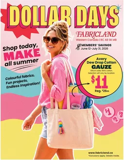 Fabricland catalogue | West Flyer | 2026-06-12T00:00:00.000Z - 2026-07-31T00:00:00.000Z