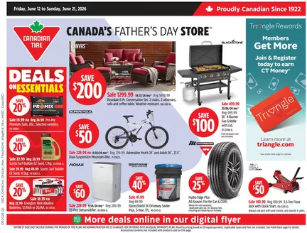 Canadian Tire catalogue | Great offer for bargain hunters | 2026-06-11T00:00:00.000Z - 2026-06-21T00:00:00.000Z