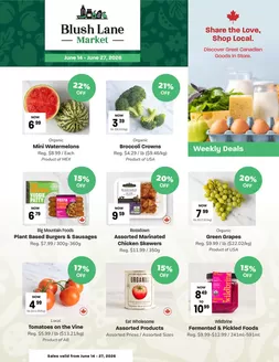 Blush Lane catalogue in Quebec | Flavours Fresh for Summer Days | 2026-06-18T00:00:00.000Z - 2026-06-27T00:00:00.000Z