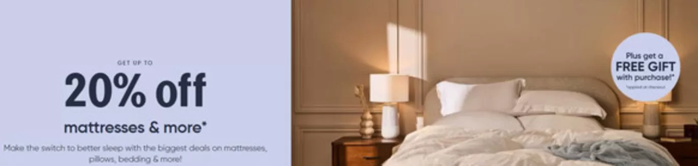 Sleep Country catalogue | Get up to 20 % off | 2026-06-18T00:00:00.000Z - 2026-07-13T00:00:00.000Z