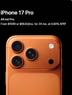 Apple catalogue | From $1599 or $66.62/mo | 2026-06-22T00:00:00.000Z - 2026-07-13T00:00:00.000Z