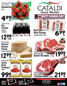 Cataldi catalogue | Happy Canada day! | 2026-06-24T00:00:00.000Z - 2026-06-30T00:00:00.000Z