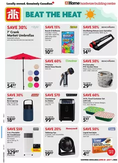 Home Hardware catalogue in Lethbridge | Exclusive deals for our customers | 2026-06-25T00:00:00.000Z - 2026-07-01T00:00:00.000Z