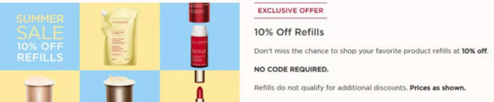 Clarins catalogue | Summer sale  | 2026-06-25T00:00:00.000Z - 2026-07-26T00:00:00.000Z