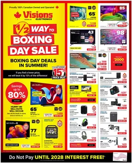 Visions Electronics catalogue in Christina Lake | Boxing day deals in summer! | 2026-06-26T00:00:00.000Z - 2026-07-02T00:00:00.000Z