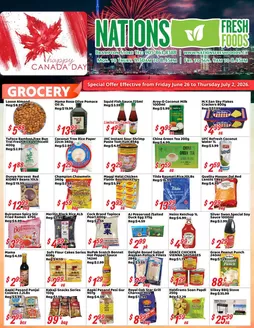 Nations Fresh Foods catalogue in Saint-Jérôme |  Canada Day Savings Are Here at Nations Fresh Foods! | 2026-06-26T00:00:00.000Z - 2026-07-02T00:00:00.000Z