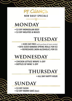 PF Chang's catalogue in Moncton | New daily specials  | 2026-06-26T00:00:00.000Z - 2026-08-31T00:00:00.000Z