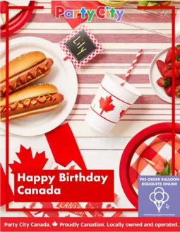 Party City catalogue | Happy Birthday Canada | 2026-06-29T00:00:00.000Z - 2026-09-02T00:00:00.000Z