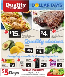 Quality Foods catalogue in Brampton | Weekly flyer | 2026-07-02T00:00:00.000Z - 2026-07-08T00:00:00.000Z