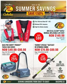 Cabela's catalogue | Summer savings save up to 50% | 2026-07-02T00:00:00.000Z - 2026-07-15T00:00:00.000Z