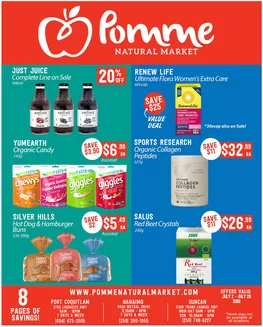 Pomme Natural Market catalogue in Nanaimo | Monthly specials | 2026-07-02T00:00:00.000Z - 2026-07-29T00:00:00.000Z