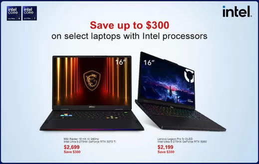 Canada Computers catalogue in Logy Bay-Middle Cove-Outer Cove | Save up to $300 | 2026-07-03T00:00:00.000Z - 2026-07-09T00:00:00.000Z