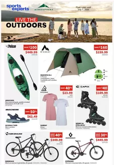 Sports Experts catalogue in Abbotsford | Live the oudoors | 2026-07-06T00:00:00.000Z - 2026-07-07T00:00:00.000Z