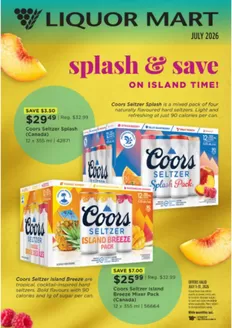Liquor Mart catalogue | Splash & save ON ISLAND TIME! | 2026-07-06T00:00:00.000Z - 2026-07-31T00:00:00.000Z
