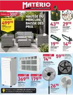 Matério catalogue | Hausse du mercure, baisse des prix | 2026-07-07T00:00:00.000Z - 2026-07-08T00:00:00.000Z
