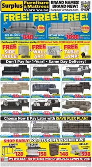 Surplus Furniture catalogue | Weekly flyer | 2026-07-07T00:00:00.000Z - 2026-07-26T00:00:00.000Z