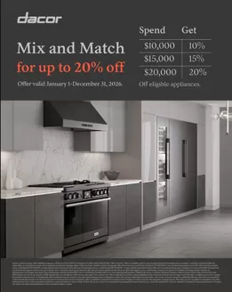 Goemans Appliances catalogue | Dacor buy more, save more in-store promo | 2026-07-07T00:00:00.000Z - 2026-12-31T00:00:00.000Z