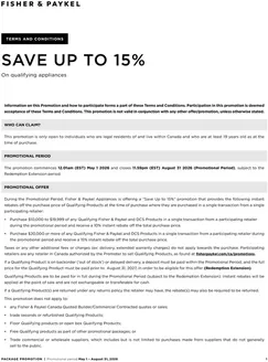 Goemans Appliances catalogue | Fisher and paykel spring savings | 2026-07-07T00:00:00.000Z - 2026-08-31T00:00:00.000Z