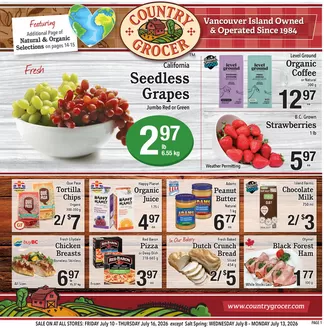 Country Grocer catalogue | Great discounts on selected products | 2026-07-08T00:00:00.000Z - 2026-07-16T00:00:00.000Z