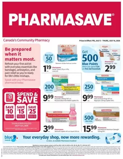Pharmasave catalogue in Charlottetown (Prince Edward Island) | Special offers for you | 2026-07-03T00:00:00.000Z - 2026-07-16T00:00:00.000Z