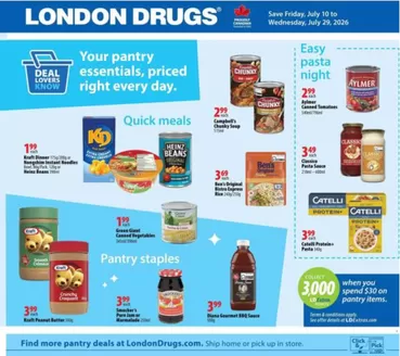London Drugs catalogue in Charlottetown (Prince Edward Island) | Great discounts on selected products | 2026-07-10T00:00:00.000Z - 2026-07-29T00:00:00.000Z