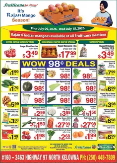 Fruiticana catalogue in Toronto | Top deals and discounts | 2026-07-09T00:00:00.000Z - 2026-07-15T00:00:00.000Z