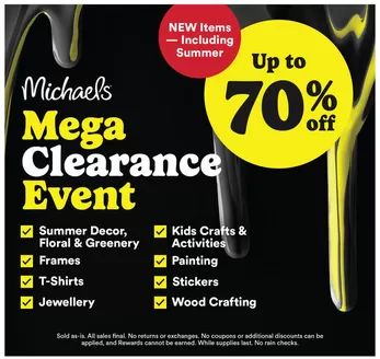 Michaels catalogue | 7/10 Weekly Ad Canada | 2026-07-10T00:00:00.000Z - 2026-07-24T00:00:00.000Z