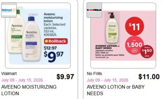 Aveeno catalogue | Weekly flyer | 2026-07-13T00:00:00.000Z - 2026-07-27T00:00:00.000Z