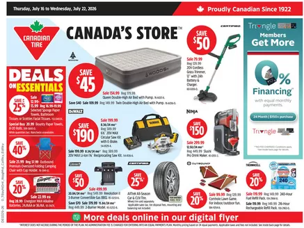 Canadian Tire catalogue | Top deals for all customers | 2026-07-16T00:00:00.000Z - 2026-07-22T00:00:00.000Z